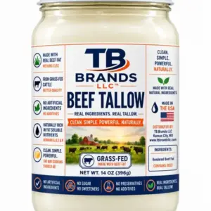 TB Brands Grass Fed Beef Tallow 14 oz
