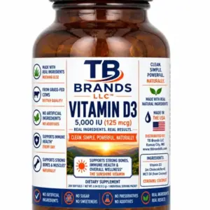 TB Brands Vitamin D3 5,000 IU with MCT Oil